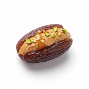 Crunchy Baklava Nut Cream Stuffed Dates