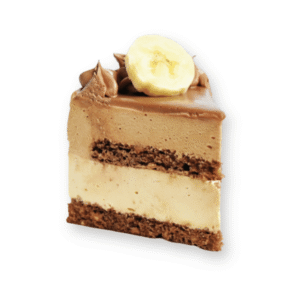 Gourmet Hazelnut Banana Mousse Cake