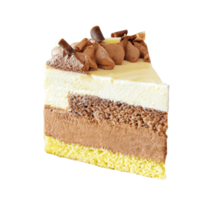 Classic Black & White Vancho Mousse Cake