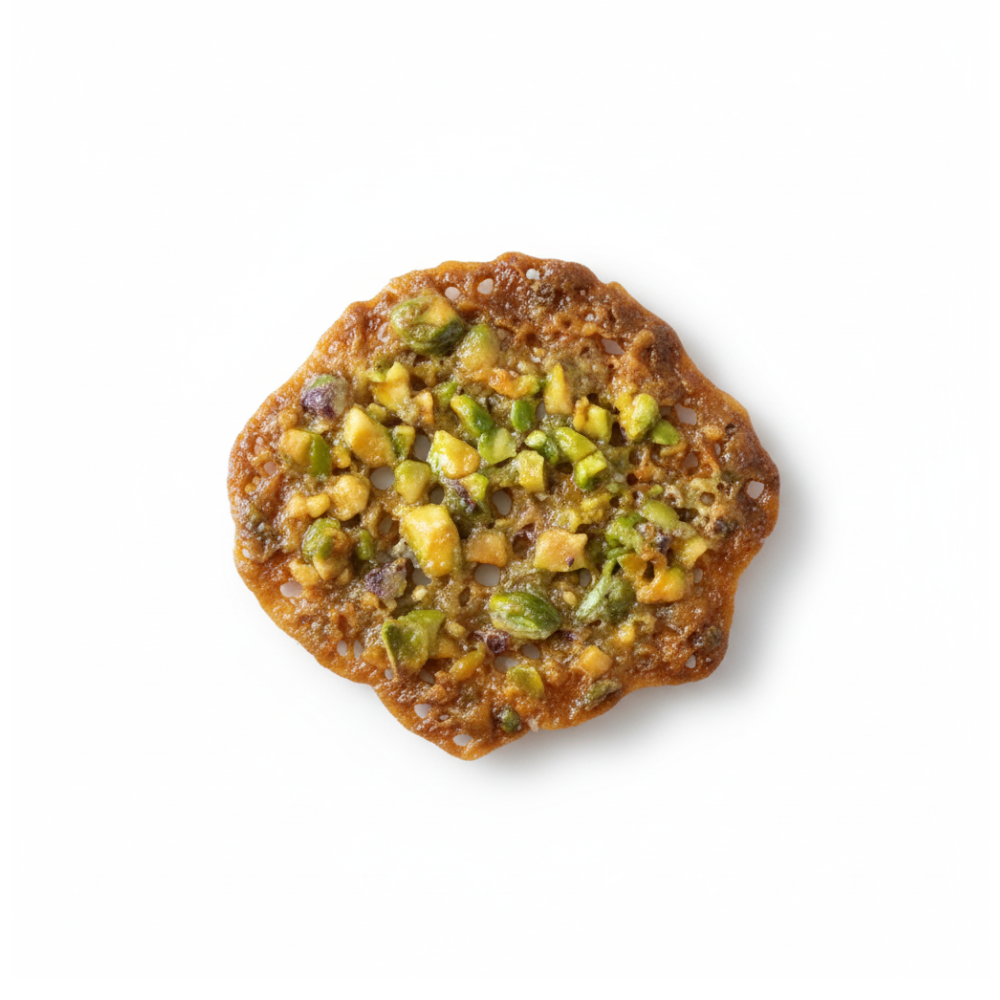 Sable Pistachio Almond Florentines